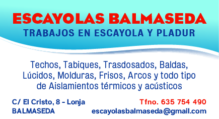 ESCAYOLAS BALMASEDA