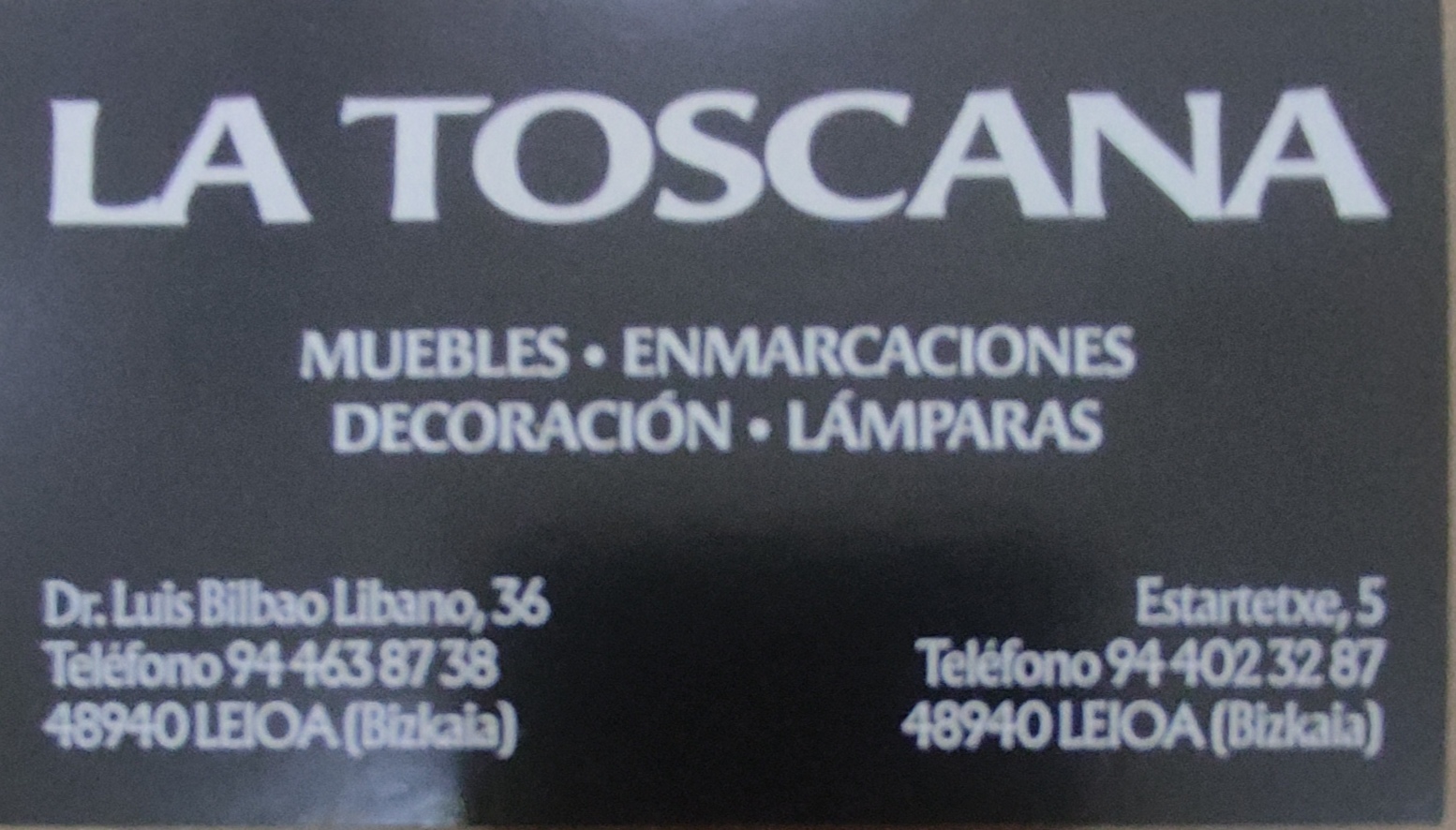 LA TOSCANA ESTARTETXE