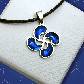 COLGANTE LAUBURU CRISTAL AZUL