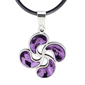 COLGANTE LAUBURU CRISTAL VIOLETA