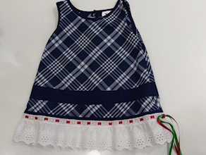 VESTIDO ARRANTZAL CUADROS NIÑA