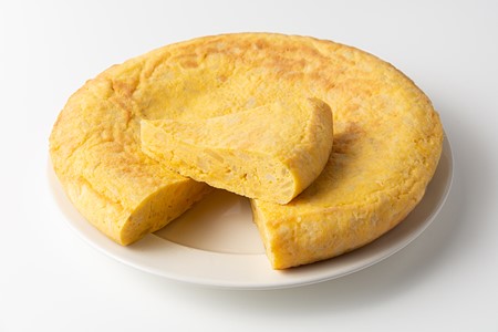 Tortilla de patata  artesanal sin cebolla