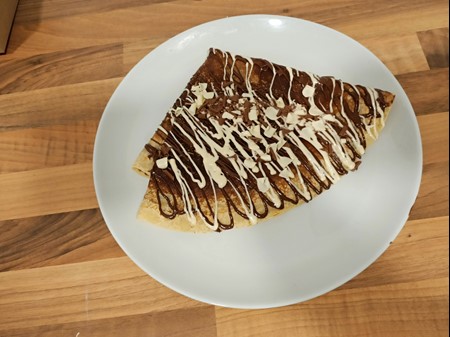 Crepe de chocolate
