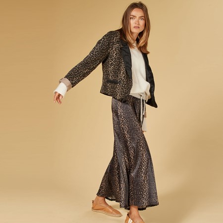 SKIRT LEOPARD CAMO