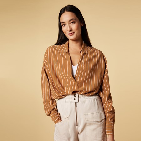 BLOUSE PINSTRIPE