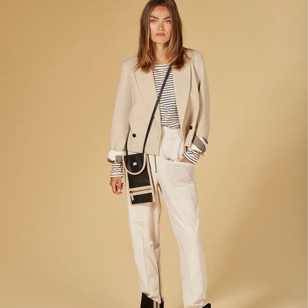 CROPPED BLAZER LIGHT SAFARI