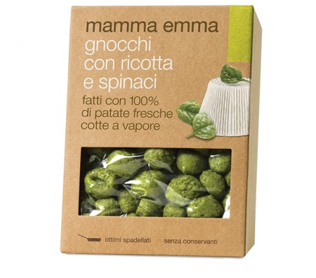 Gnocchi Ricotta y Espinacas