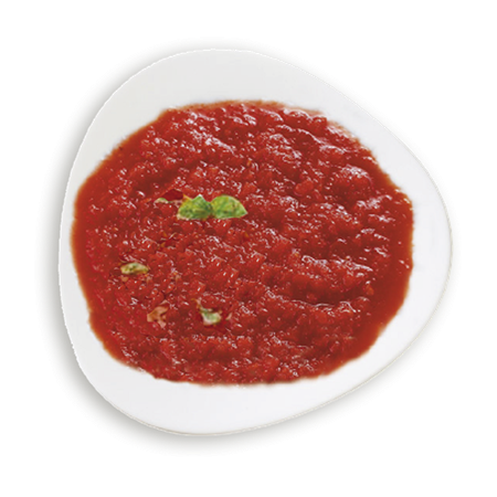 Salsa de tomate y albahaca