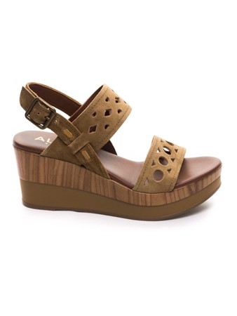 Sandalia Cuña Alpe 4663 Cuero