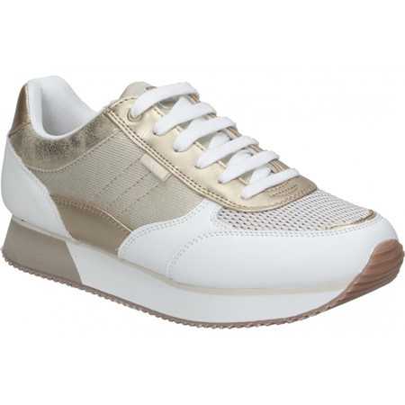 Deportivo Casual Mujer xti 49760 Blanco-Oro