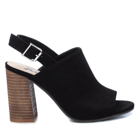 Sandalia Tacón Tipo Zueco xti 44035 Negro