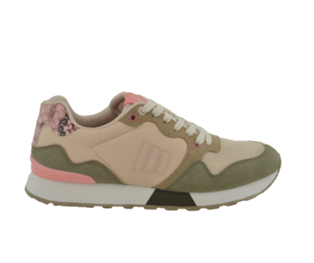 Deportiva Urbana Mustang 69441 Beige-Verde