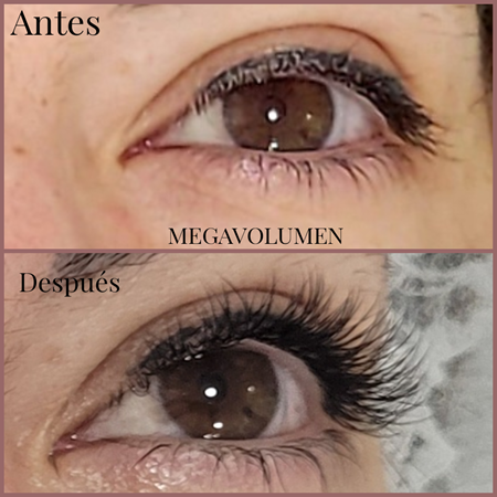 Extensiónes de pestañas MEGAVOLUMEN