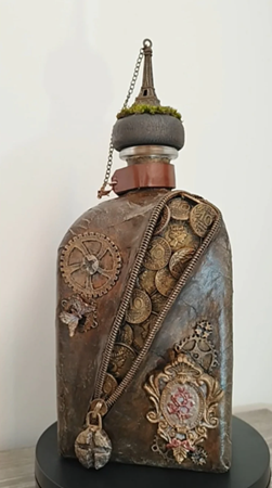 Steampunk bottle